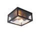 QAZQA Charlois - Design Buiten Plafondlamp - Zwart - 24 cm