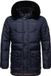 STONE HARBOUR Winterjas 'Mironoo' navy / zwart