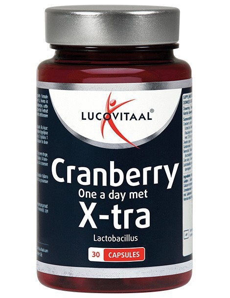 Lucovitaal Cranberry met X-tra Lactobacillus Capsules 30st
