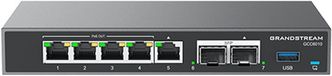 Grandstream Networks GCC6010 netwerk-switch Gigabit Ethernet (10/100/1000) Power over Ethernet (PoE) Zwart, Zilver
