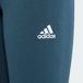 Adidas Sportswear Essentials Linear Logo Katoenen Legging Kinderen Turquoise