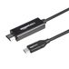 Amazon Basics Unidirectionele USB-C-kabeladapter (Bron) naar HDMI (Beeldscherm), (Compatibel met Thunderbolt 3) 4K@30Hz, 0,91m (3ft), Zwart