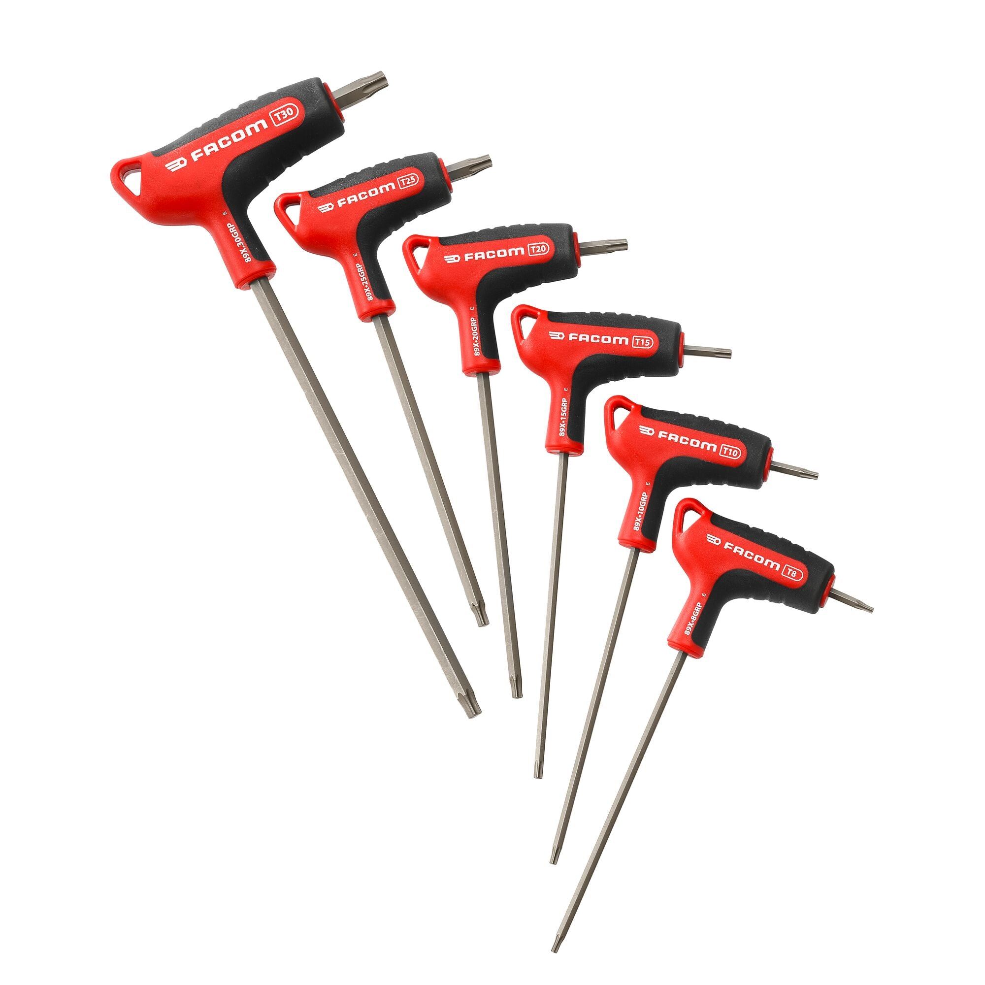 Facom 89XGRP.J6PB set sleutels ogvgrip torx t-handgreep torx 6-delig