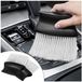 Merkloos Brosse de nettoyage - Avec poils doux - Pour tableau de bord de voiture, grilles de ventilation, cuir et ordinateur - Blanc