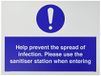 Help Sanitiser station