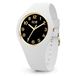 Ice Watch ICE glam - White - Black 022586 Montre - Silicone - Blanc - Ø 37 mm