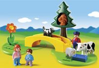 PLAYMOBIL Wandeling in de wei / Famille avec animaux de la prairie