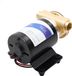 Pompe de cale - Pompe d'évacuation d'eau auto-amorçante 12V - Capacité : 30 litres par minute - Axe en Inox - Convient pour bateau, camping-car et réservoir - Noir