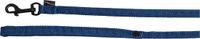 Jack and Vanilla Comfort Tube Hondenlijn / Hondenriem - Rondgeweven Nylon - L - 122 cm - Donkerblauw