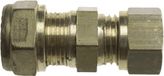 Gimeg Adaptateur Raccord droit Laiton 6/8 x 8/10 mm 30 mbar Or