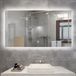 Quality Heating Smart Miroir avec éclairage LED - 60x80 - Chauffage infrarouge - 250Watt