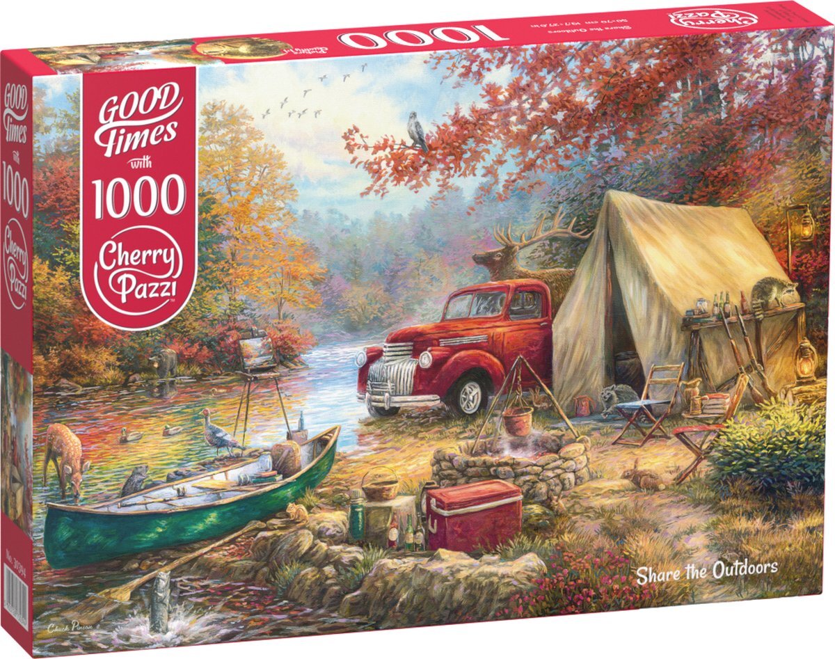 Cherrypazzi Share the Outdoors Puzzel 1000 Stukjes