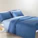 Caleffi Bicolor Beddengoedset, katoen, Avio, eenpersoonsbed