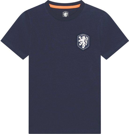 KNVB Nederlands Elftal Logo T-Shirt Kinderen - Maat 116 - Navy