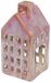 Countryfield Theelicht huis M rood 7,8x7,8x16cm