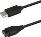 kwmobile câble de chargement USB type c pour Garmin Forerunner 265 / 965 / Forerunner 970 / 165 / 570 - Câble pour montre connectée - noir