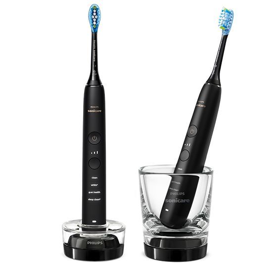 Philips DiamondClean 9000 HX9914/54 - Elektrische tandenborstel - Zwart - Duo