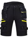 Portwest DX4 Afneembare Korte Broek met Holsterzakken - Zwart - Maat 40