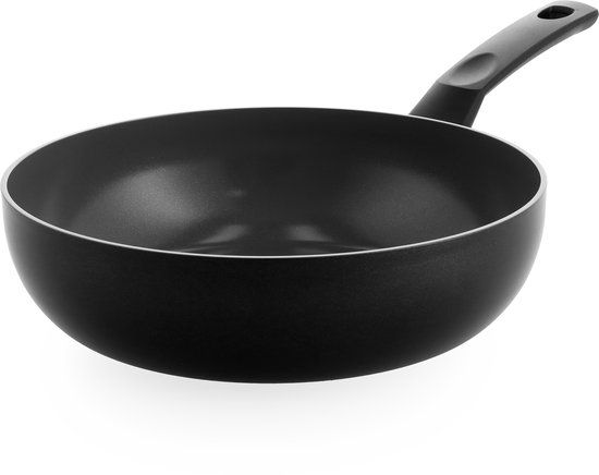 BK Easy Basic Ceramic Wokpan 28 cm - 4.2L - PFAS-vrij - Zwart