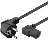 Allteq C13-210-B 1 m CEE7/4 C13 Noir