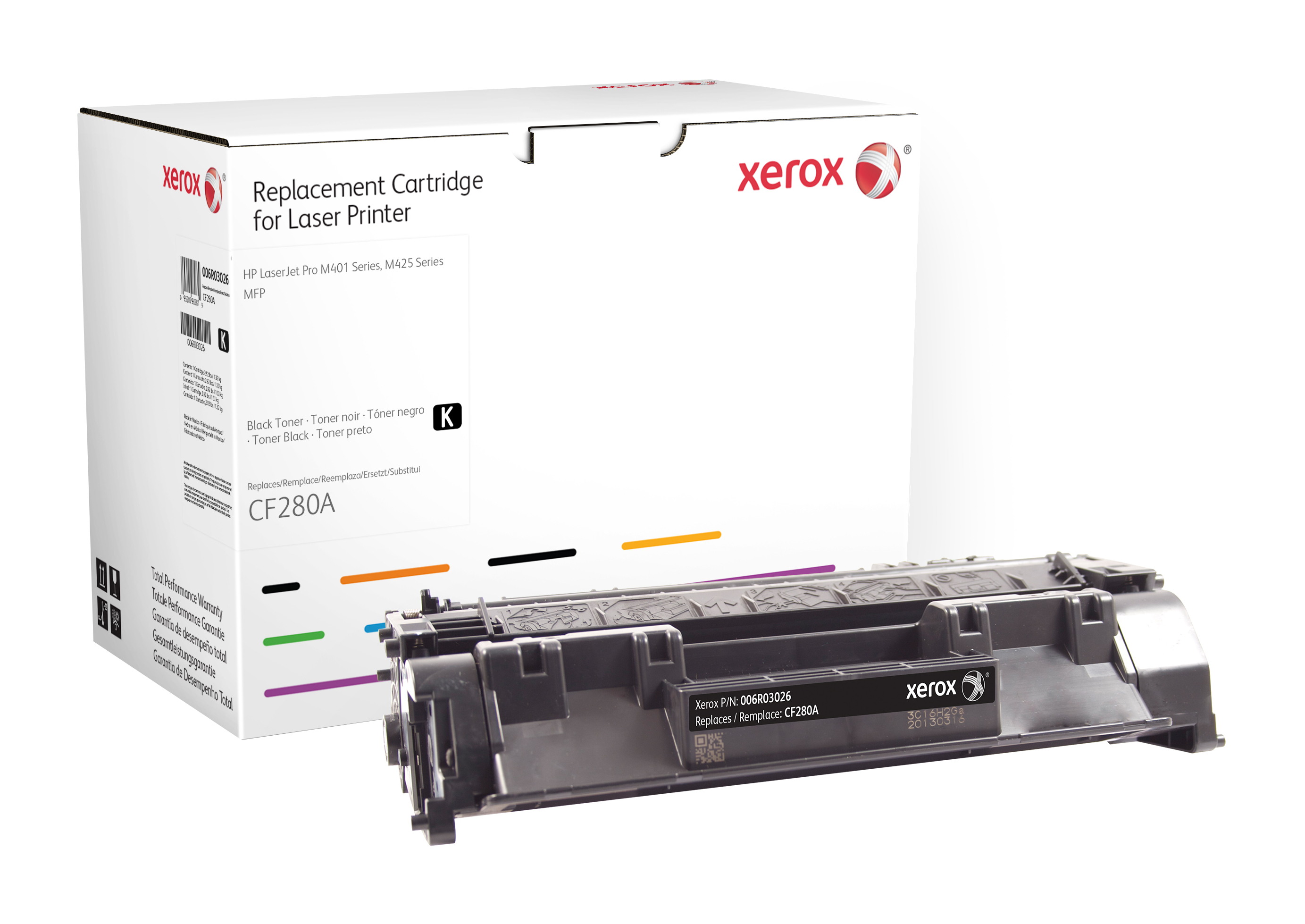 Xerox Zwarte toner cartridge. Gelijk aan HP CF280A. Compatibel met HP LaserJet Pro 400 MFP M401/M425