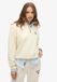 Superdry Athletic Essentials Dames Trui met Halve Rits en Kraag - Off White
