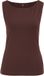 WE Fashion Dames Second Skin singlet - Bruin - Maat: XS