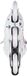Powerslide Phuzion Argon Syncro 110 Patins à roulettes Blanc, Rose EU 40