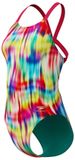 Speedo Fl Printed Leaderback Zwemkleding Veelkleurig UK 32 Vrouw