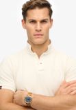 Superdry Vintage Destroy Polo Heren - Off White - Maat L
