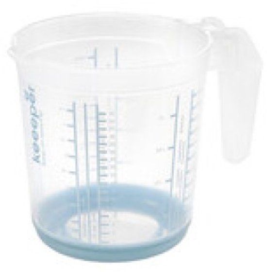 keeeper Maatbeker met antislipfunctie, 1l, massiemo, aquamarijn