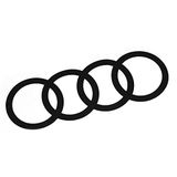 Originele Audi Q2 C-Blade decoratiefolie set Audi ringen externe ringen briljant zwart 81B064317 Y9B