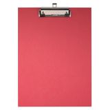 Exacompta - Klembord van gecoat karton met klem en wandophangsysteem - Afmetingen 23 x 32 cm voor A4-formaat - Kleur rood