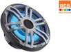 Hertz HEX 6.5 S-LD-G - 6.5 haut-parleurs coaxiaux sportifs marins RVB LED gris, jeu de 2