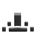 ULTIMEA 7.1-kanaals surround sound-systeem voor tv, Dolby Atmos soundbar met 4 surround luidsprekers, VoiceMX, BassMX, 420 W, soundbar voor Smart TV, HDMI eARC, app-bediening, Aura A60 Pro, model 2026