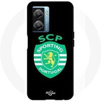 Maniacase Hoesje Oppo A77 5G scp sportieve portugal zwarte achtergrond