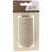 Artemio 13030106 natuurtouw, beige en goud, textiel, 7 x 4 x 13,5 cm