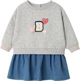 Vertbaudet Babyjurk met lange mouwen stone