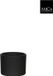 Mica Decorations Era pot rond donkergrijs mat h10xd12 cm
