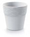 Prosperplast Furu Serie - Kunststof Bloempot - Rond - 12 cm - Wit