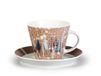 Thun, 1794. Tasse et soucoupe, 260 ml, Tom, motif d'arbres d'hiver, porcelaine