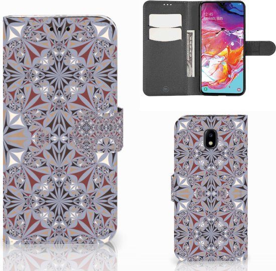 Bookcase Samsung Galaxy A70 - Bloemen - Kunstleer