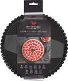 Tala Performance Quichevorm met Losse Bodem - 23 cm - Zwart - Staal