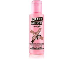 Crazy Color Rose Gold Metallic Semi-permanente Haarverf - Roze - 100ml