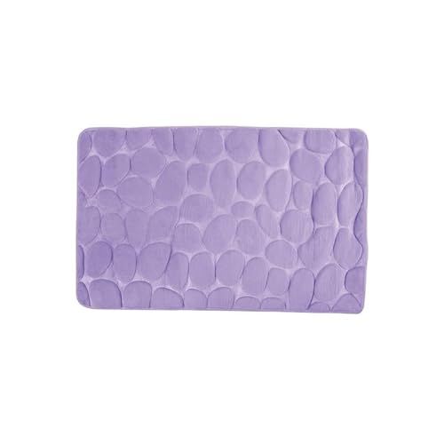 MSV Badmat, microvezel, Pebble 50 x 80 cm, lavendel