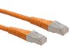 ROLINE patchkabel Cat.6 (Klasse E) S/FTP (PiMF), oranje, 0,3 m