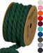 Halbach Recycled Cotton Cord, 10mm Wide, 4m Long, Dark Green