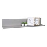 RICOO WM052-PL wandrek, 98 x 19 x 19 cm, zwevende plank, grijs