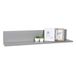 RICOO WM052-PL wandrek, 98 x 19 x 19 cm, zwevende plank, grijs