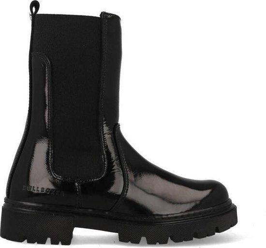 Bullboxer Girls' Chelsea Boots - Black Glossy - Size 31